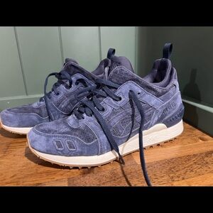 ASICS Gel Lyte Blue Suede Sneakers